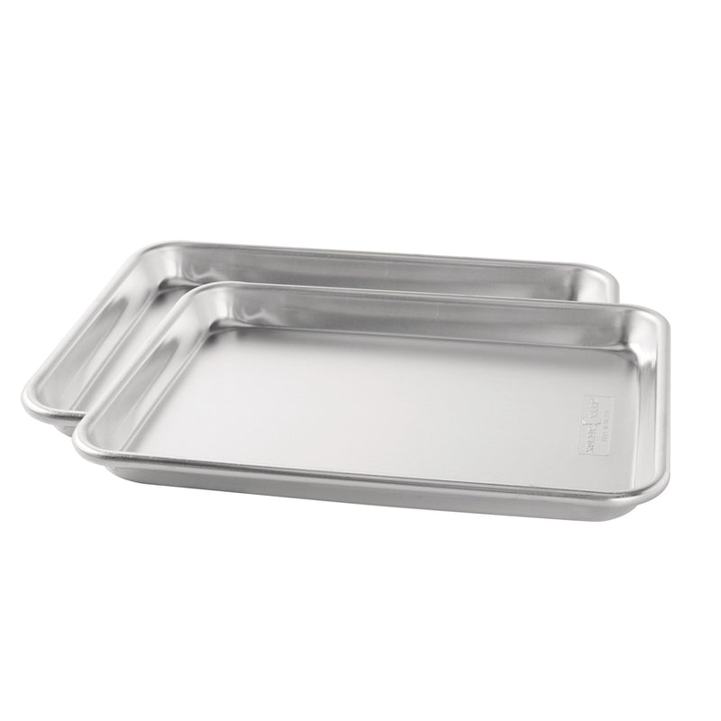 Nordic Ware Naturals Baker's Aluminum Quarter Sheet, 2-pc L8
