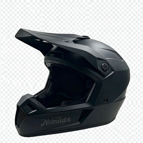 Northern Nomad Trail Blazer Dirt Bike Helmet, Matte Black, Various Sizes R6