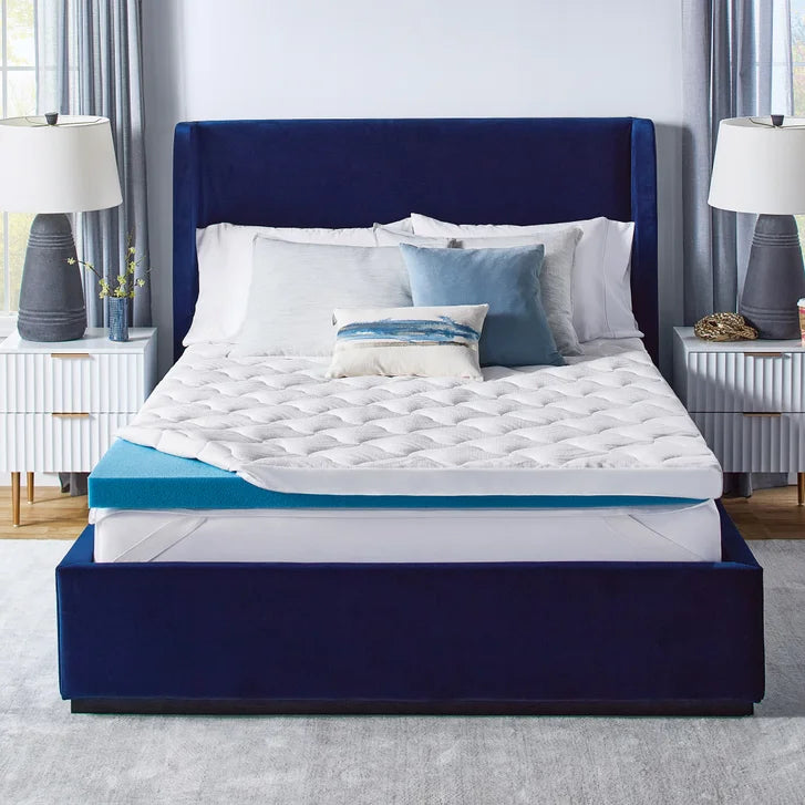 Novaform 3 in. Comfort Grande Plus Advanced Foam Mattress Topper S1