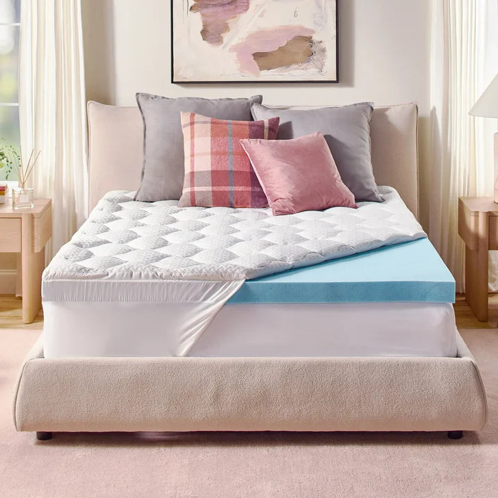 Novaform Pillow Top Plus Gel Memory Foam 4-inch Mattress Topper C9