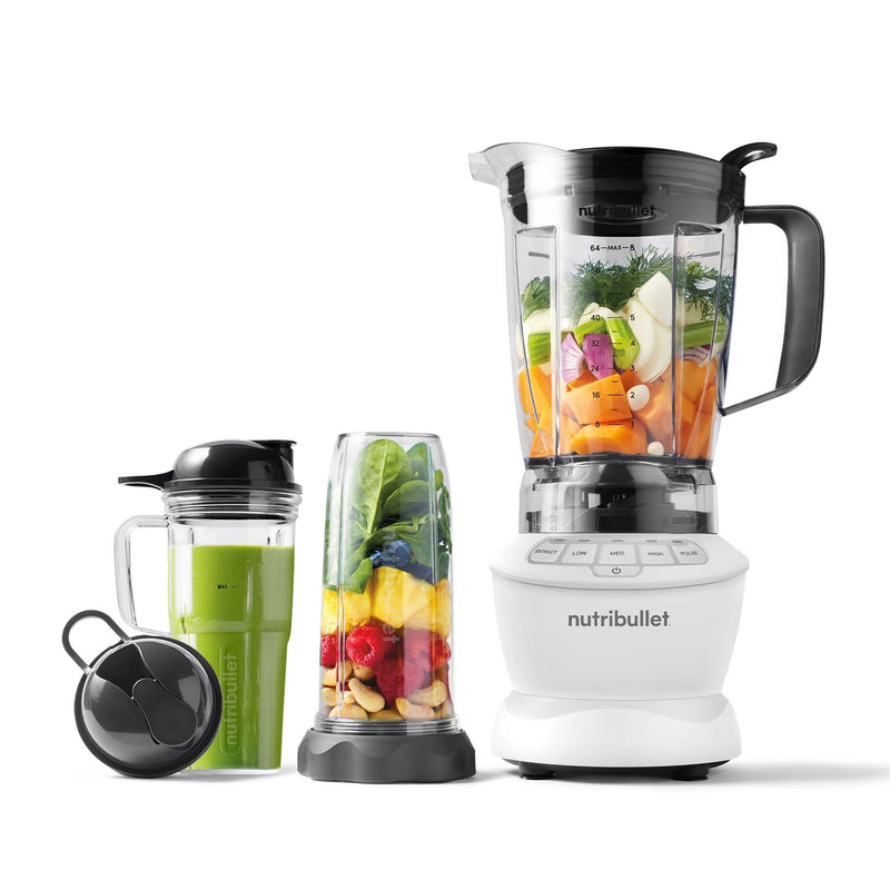 NutriBullet Full Sized & Single Serve Blender Combo, Includes 64-oz Pitcher & Accessories, 1200W P5