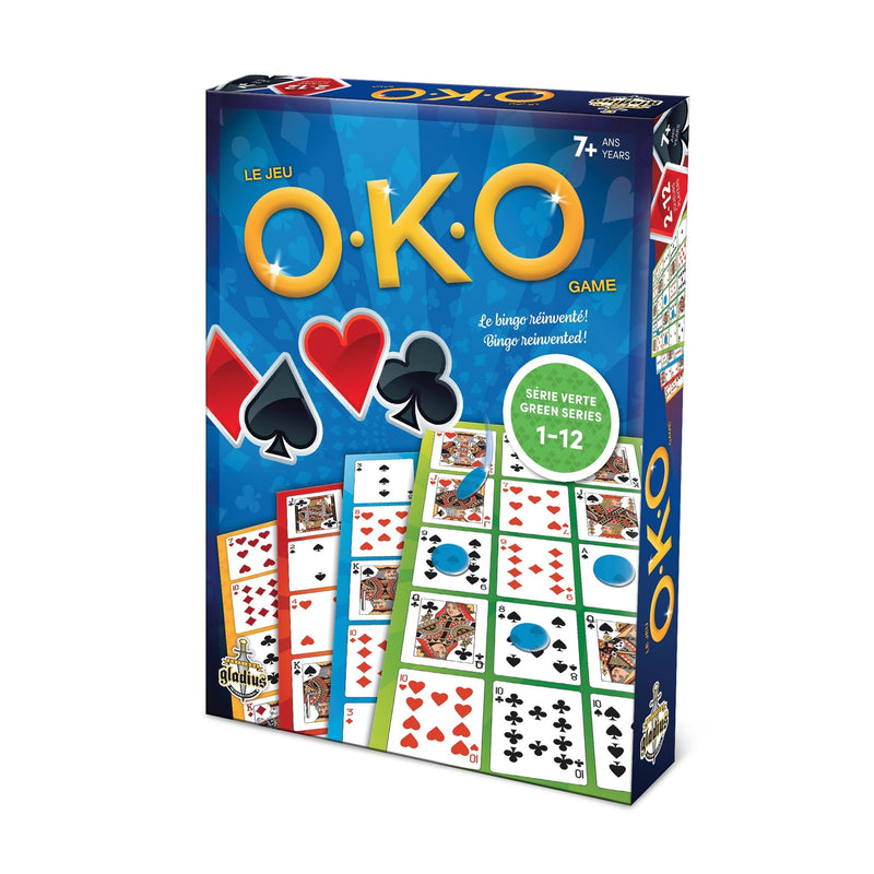 O.K.O. Green-Series Family Board Game, Bilingual, Ages 7+ G7