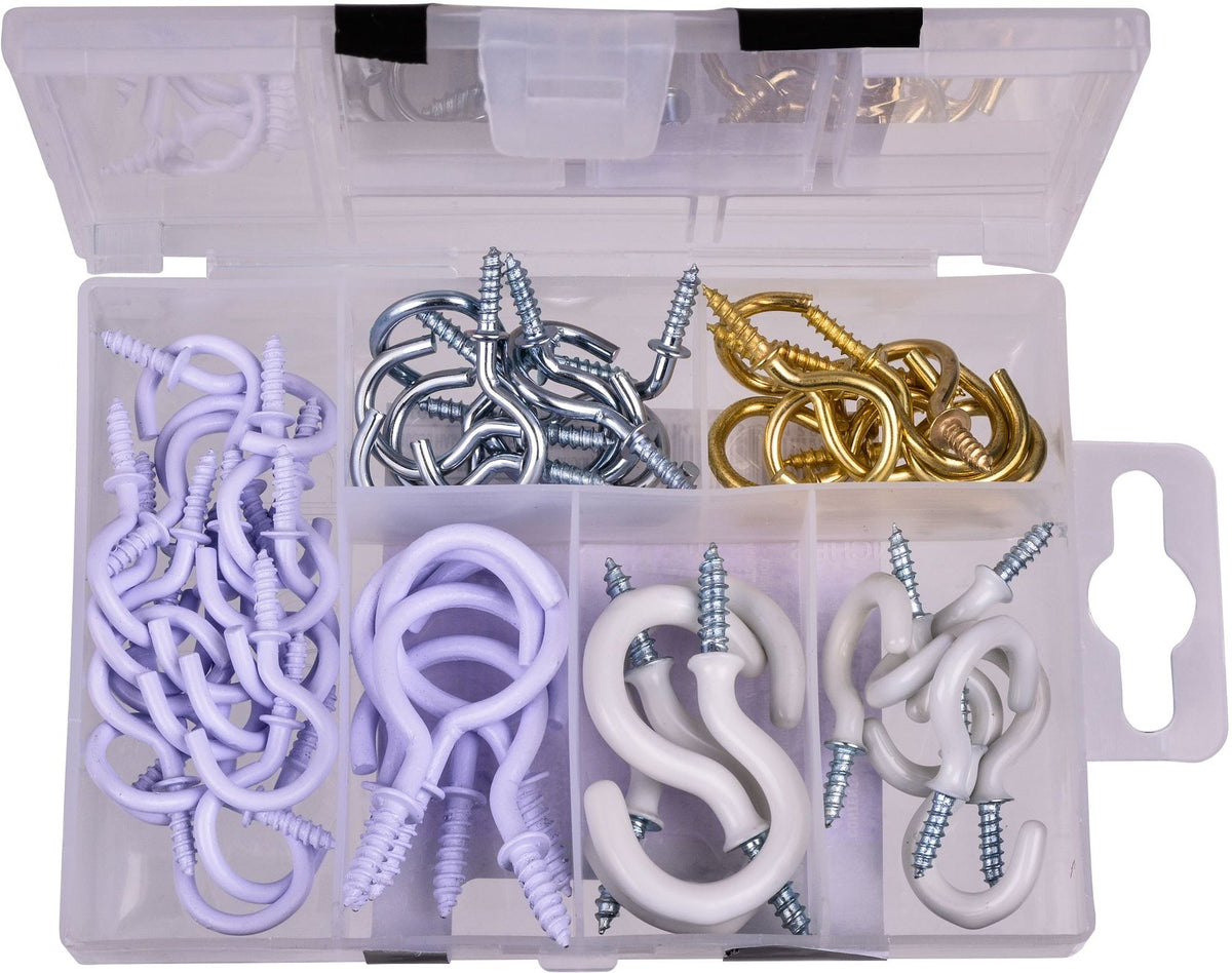 OOK Cup Hooks Set, Assorted, 55-pk