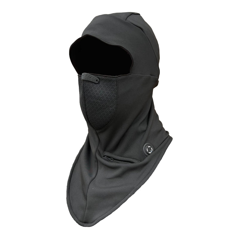 Origine Heated Under-Helmet Balaclava, Adult, Black Q1