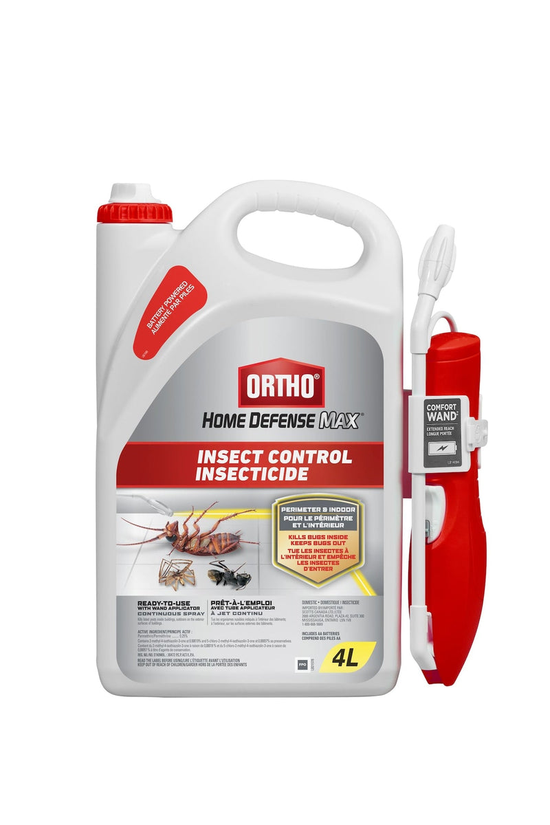 Ortho Home Defense MAX Perimeter & Indoor Liquid Ready-to-Use Insect Control, Insecticide, 4-L X0