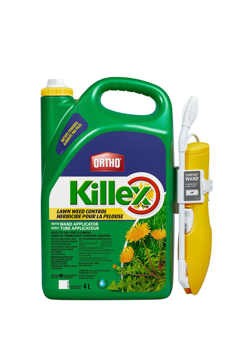Ortho Killex Lawn Weed Control with Wand, 4-L Y7