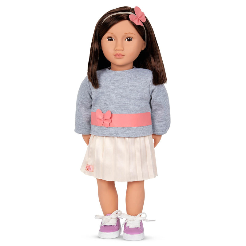 Our Generation Basic Fashion Doll for Ages 3+, Mei, 18-in O0