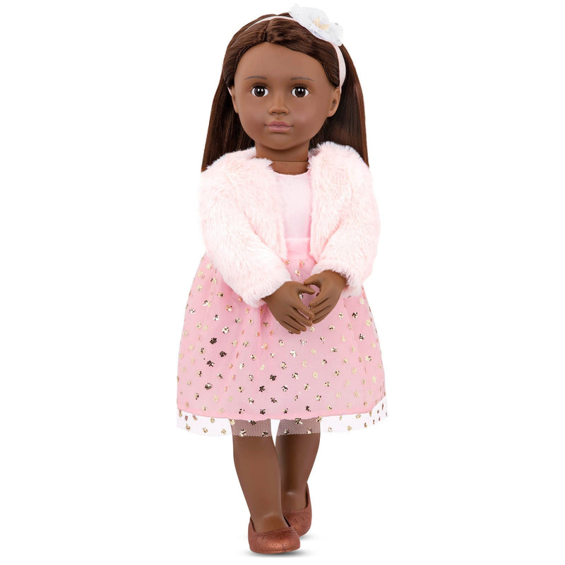 Our Generation Basic Fashion Doll for Ages 3+, Riya, 18-in K1