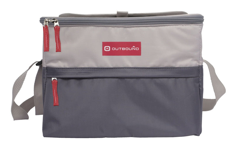 Outbound 12-Can Soft Cooler With Hard Liner, Grey E1