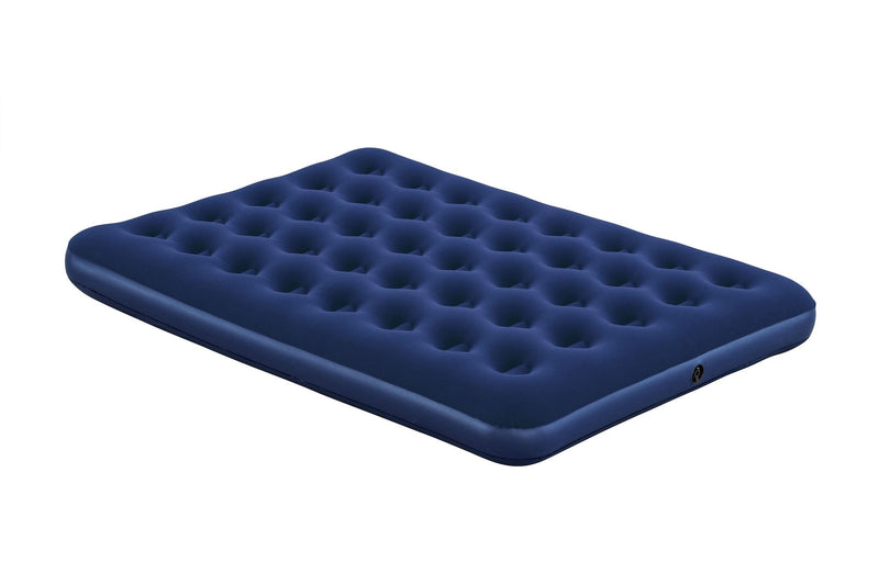 Outbound Double Single-High Inflatable Air Mattress/Airbed with Flocked Top & Repair Kit I6