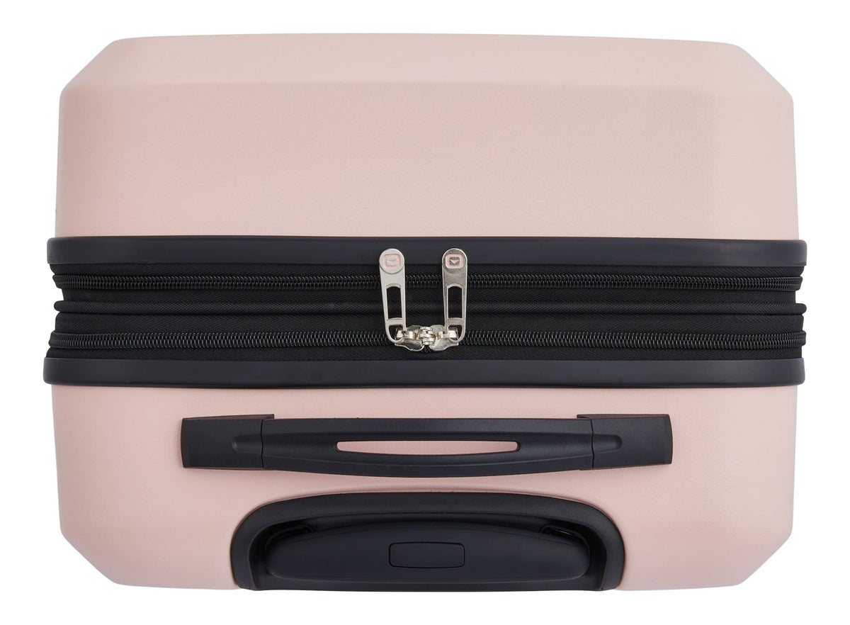 Outbound Hardside Carry-On Spinner Flex Travel Suitcase, Pink, 21-5/8-in