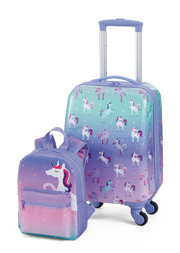 Outbound Kids Unicorn Hardside Luggage, 2-pc, Outbound Hardside Spinner Luggage, 23-in, Outbound Hardside Carry-On Spinner Flex Travel Suitcase,... G5