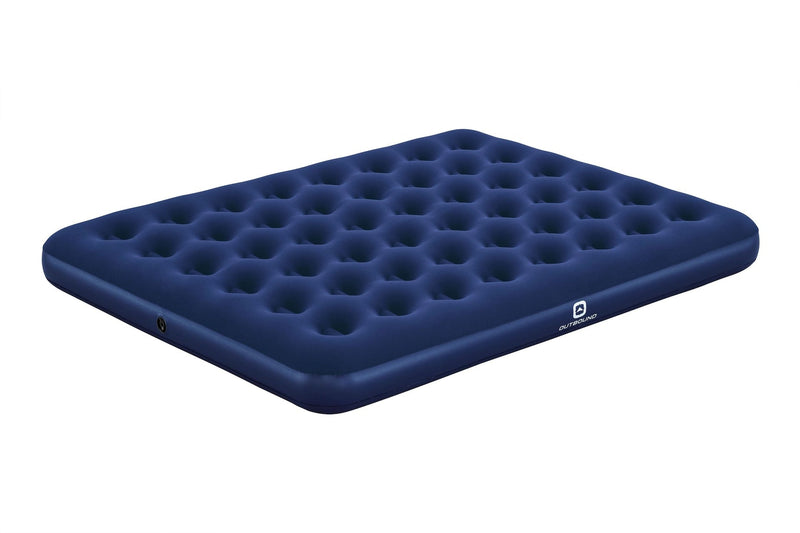 Outbound Queen Single-High Inflatable Air Mattress/Airbed with Flocked Top & Repair Kit Z7