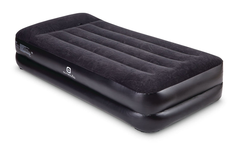Outbound Twin Double-High Inflatable Air Mattress with Built-In Pump & Pillow K2