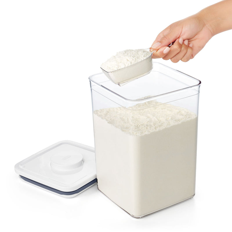 OXO POP Half Cup Measuring Scoop for Dry Measure, 170-g, Clear S2