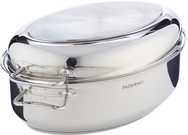 PADERNO 18/10 Stainless Steel Multi-Roaster with Removable Rack, 50.3 x 18cm E7