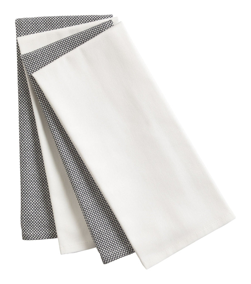 PADERNO All-Purpose Cotton Kitchen Towels, Grey, 4-pk U6