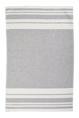 PADERNO All-Purpose Striped Cotton Terry Kitchen Towels, Grey, 2-pk