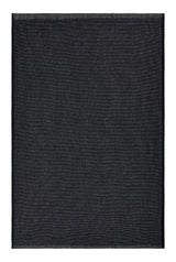 PADERNO All-Purpose Two-Tone Cotton Kitchen Towels, Black, 2-pk