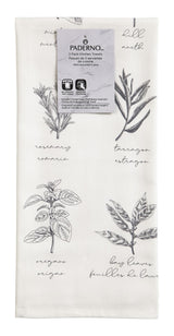 PADERNO All-Purpose Vegetable-Print Cotton Kitchen Towels, 2-pk