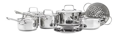PADERNO Canadian Signature Stainless Steel Cookware Set, 12-pc W4