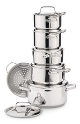 PADERNO Canadian Signature Stainless Steel Cookware Set, 12-pc