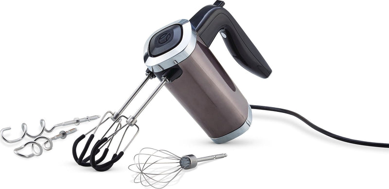 PADERNO High Power 10-Speed Hand Mixer, Black Stainless Steel G7