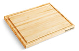 PADERNO Maple Hardwood Cutting Board, Grip Handles, 16 x 20-in