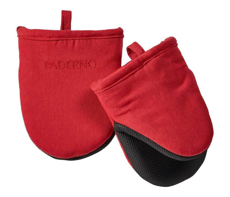 PADERNO Neoprene Palm Mini Mitts, Red, One-Size, 2-pk M6