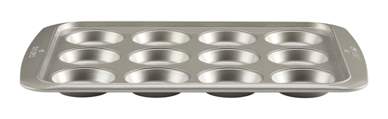 Paderno Professional Muffin Top Pan, Silver, 12-Cup R4