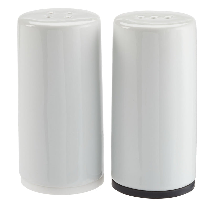PADERNO Professional Salt & Pepper Shakers, Dishwasher-Safe, White P8
