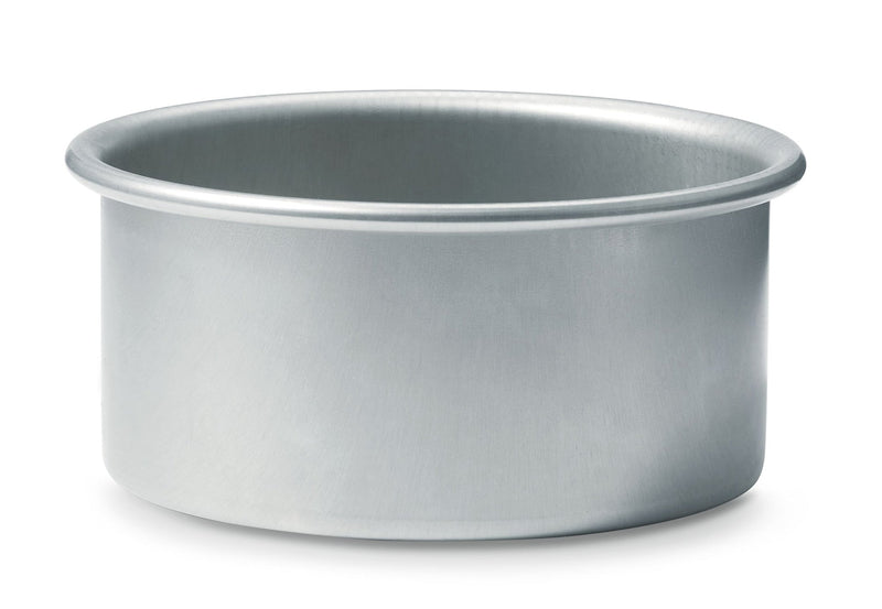 PADERNO Professional Uncoated Aluminum Round Cake Pan, 6-in V0