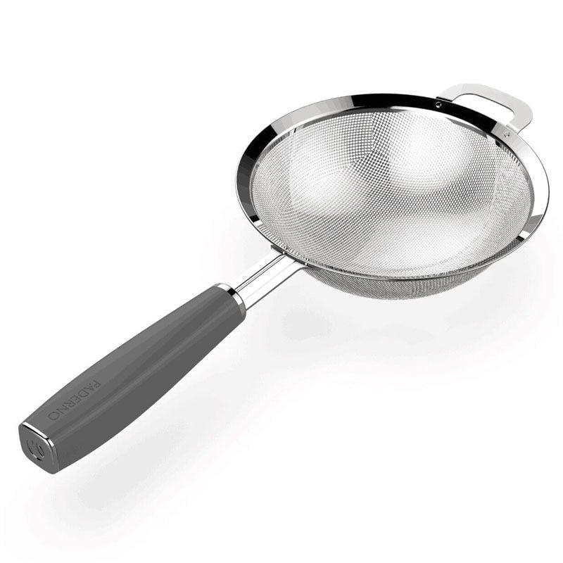 PADERNO Stainless Steel Strainer for Draining/Straining/Sifting, Silver F6