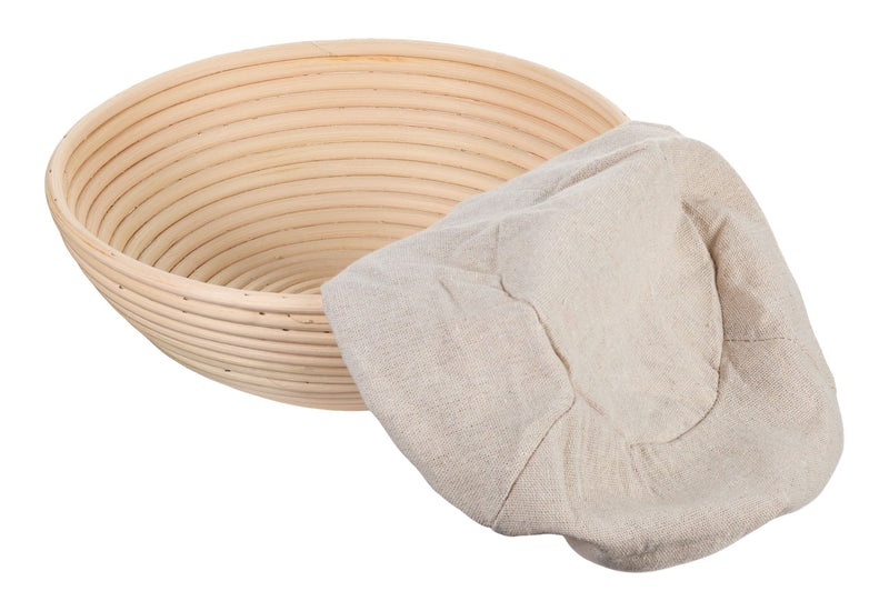 Paderno Vida Cotton/Linen Bread Proofing Basket, 9.84-in Z7