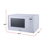 Panasonic NN-SU64LW Countertop Microwave Genius Sensor Cooking, 1.3-cu.ft., Matte White