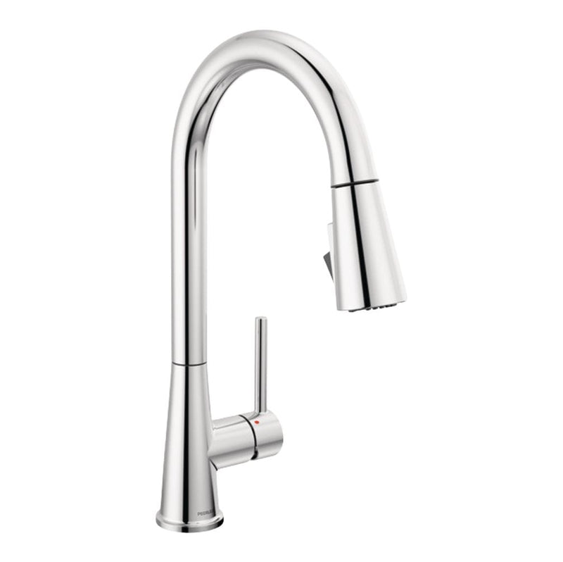 Peerless Precept Single Lever Pull Down Kitchen Faucet with POWERinse, Chrome O8