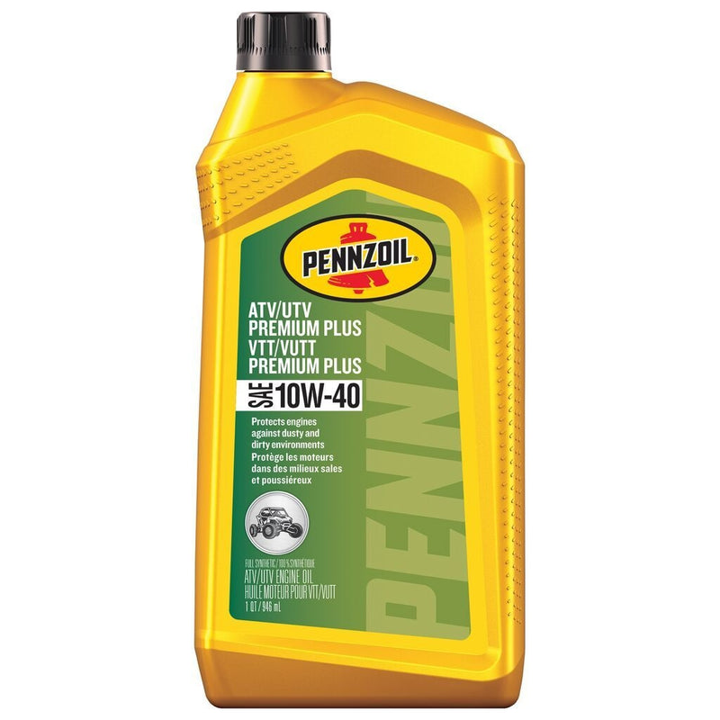 Pennzoil ATV/UTV Premium Plus SAE 10W40 Engine Oil, 946-mL W7