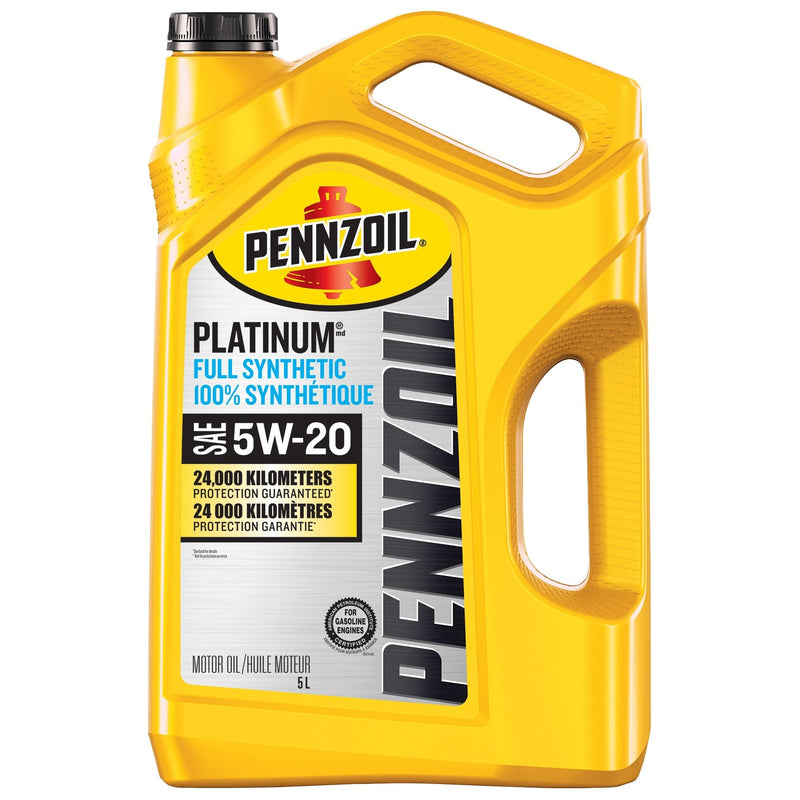 Pennzoil Platinum 5W20 Synthetic Engine/Motor Oil, 5-L S0