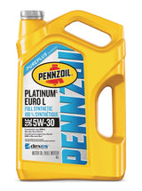 Pennzoil Platinum Euro L 5W30 Synthetic Engine/Motor Oil, 5-L