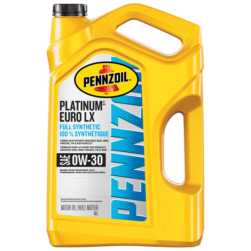Pennzoil Platinum Euro LX 0W30 Synthetic Engine/Motor Oil, 5-L E6