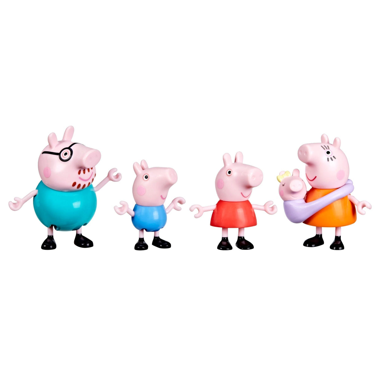Peppa Pig & Family Figure Playset for Ages 3+, 4-pc