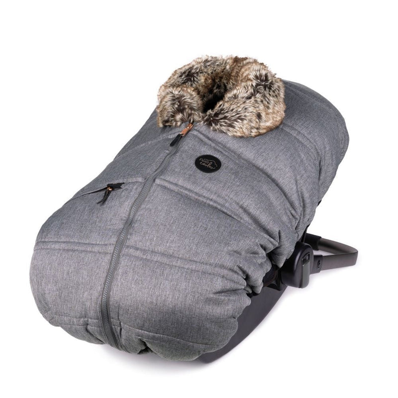 Petit Coulou 3 Seasons Baby Car Seat Cover, Classic Collection, Graphite G0