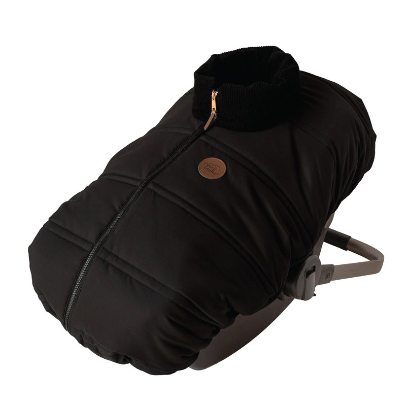 Petit Coulou Lightweight Baby Car Seat Cover, Mid Season (-5°C to 15°C), Black M9