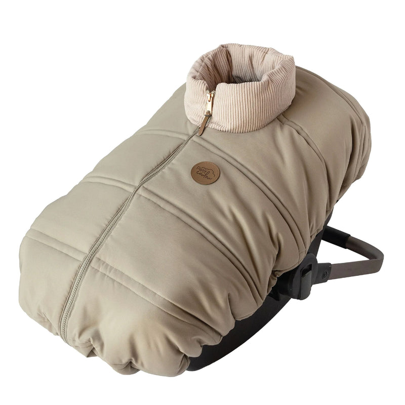 Petit Coulou Lightweight Baby Car Seat Cover, Mid Season (-5°C to 15°C), Lichen W3
