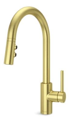 Pfister Fullerton Pull-Down Kitchen Faucet, Brush Gold L4