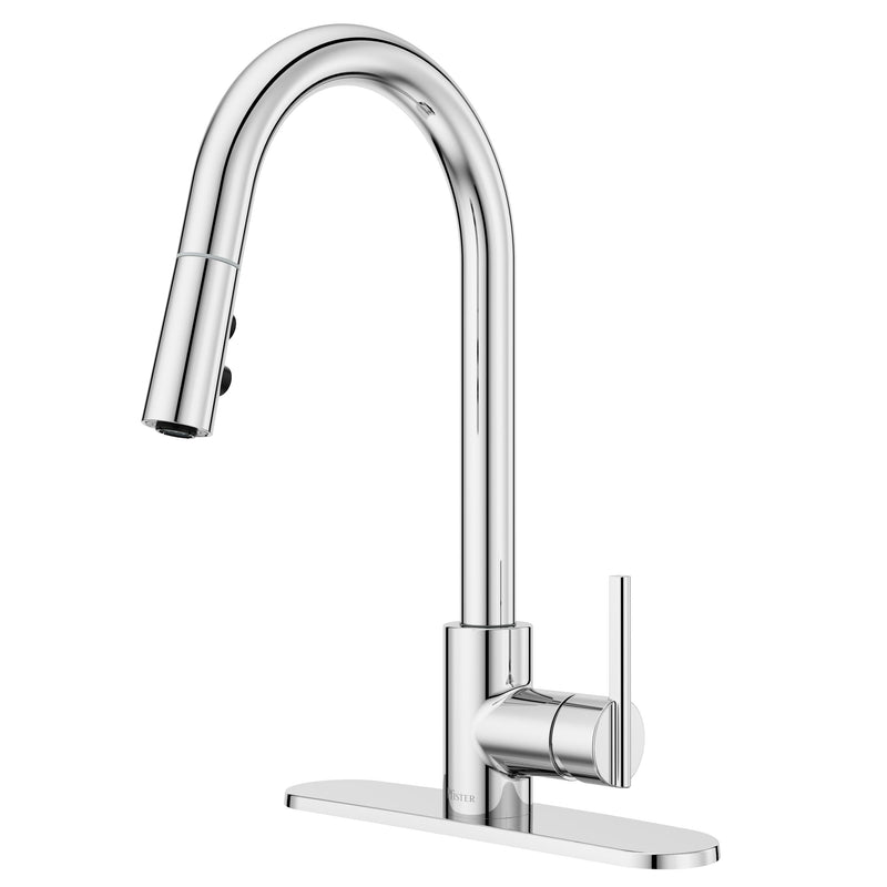 Pfister Modern Pull-Down Kitchen Faucet, Chrome G0