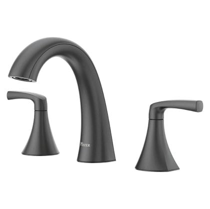 Pfister Rancho 8-in Widespread Bath Faucet, Matte Black L9