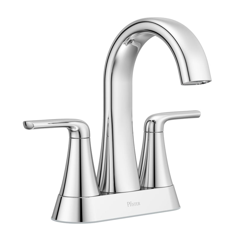 Pfister Raya 4-in Chrome Centerset Bathroom Sink Faucet C9
