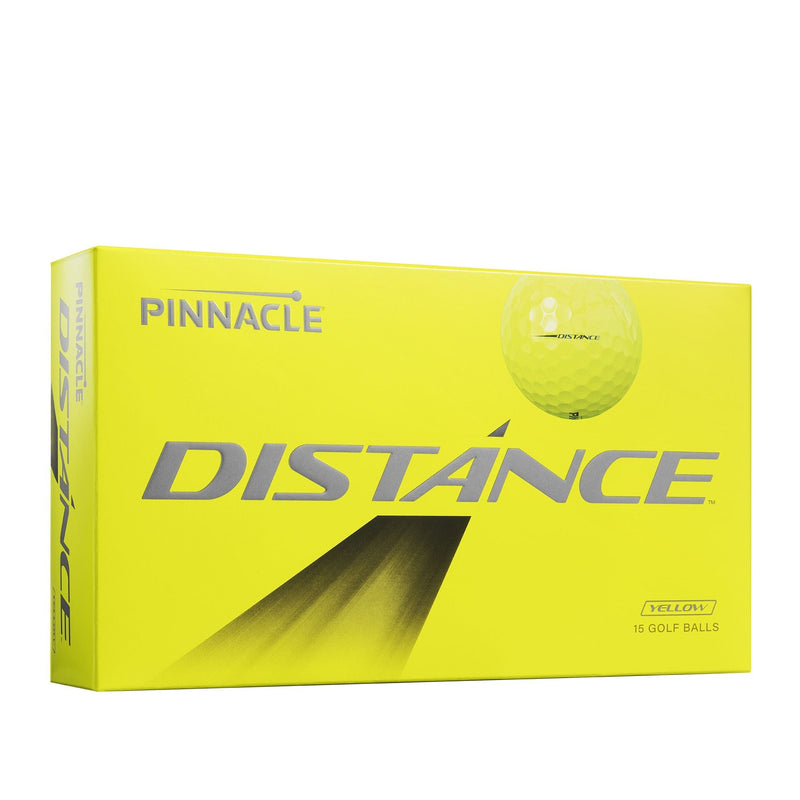 Pinnacle Distance Golf Balls, Yellow, 15-pk D4