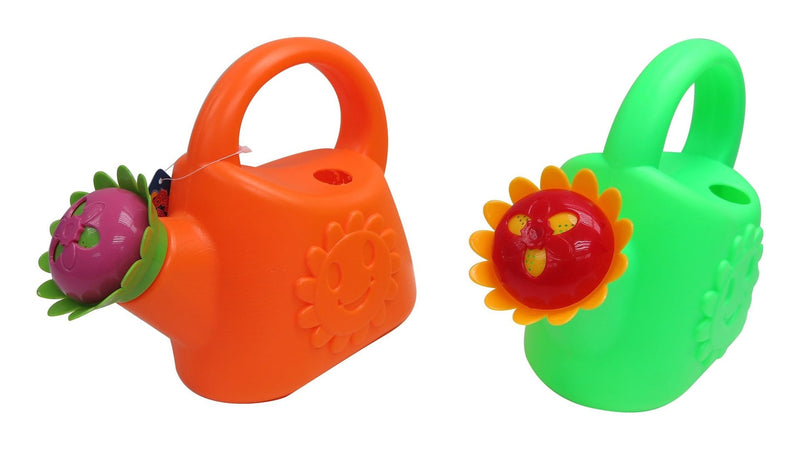 Plastic Watering Can & Boat, Multi-Coloured, Assorted, Ages 2+, for Summer/Beach Activities V5
